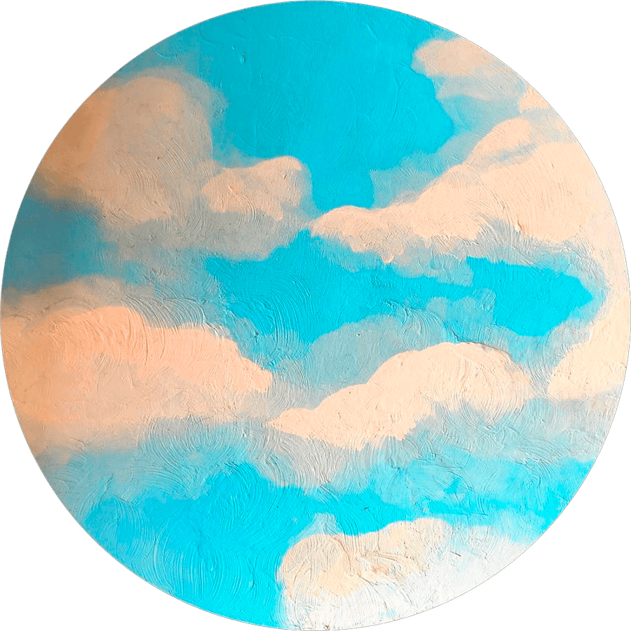Image Painting "nubes blancas"